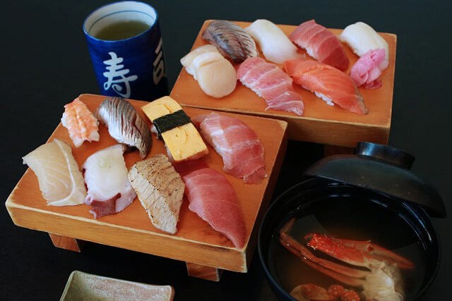 食事処あかざわ：にぎり寿司体験